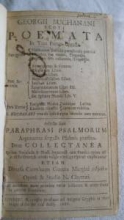 Buchanan  Poemata, 1686