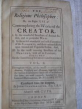 Science Book, 1719, for sale