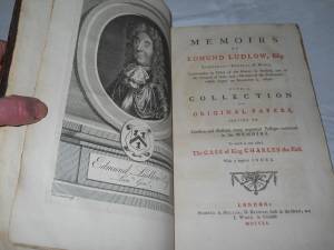 Ludlow Memoirs, 1751, for sale