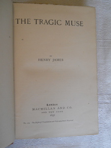Henry James The Tragic Muse, 2nd edition