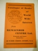 Remainder Centre Ltd. Catalogue, for sale